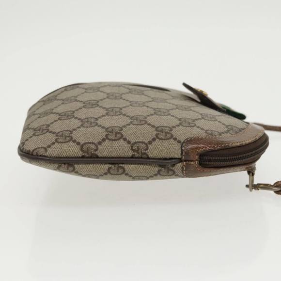 GUCCI GG Supreme Web Sherry Line Shoulder Bag PVC Beige 904 02 047 Auth 96969 - Picture 3 of 16